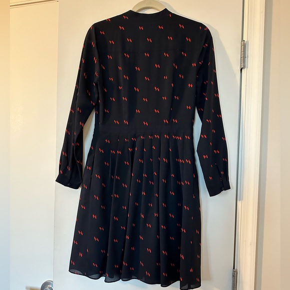 J Crew Patterned Dress - Size 2 - Picture 4 of 4
